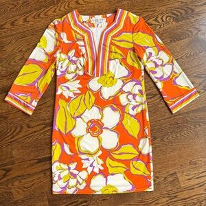 Trina Turk 3/4 Sleeve Shift Dress